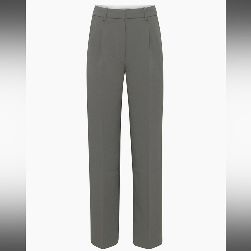 Aritzia Effortless Pants in Coal Gray